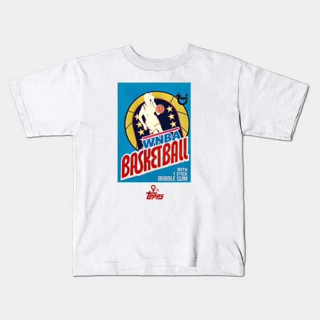 Topps Retro WNBA Design Kids T-Shirt by Women on Topps